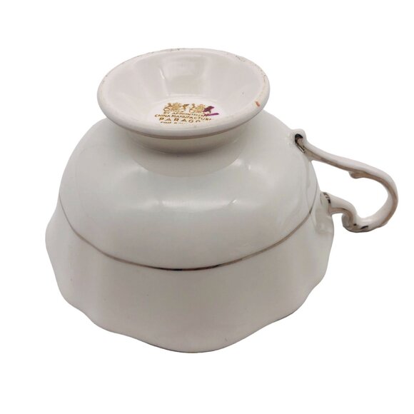 Vtg Paragon Double Warrant Fine Bone China Teacup Blue Pink Cornflowers CUP ONLY - Picture 5 of 10